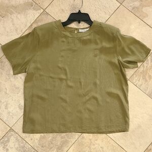 Anna And Frank Olive Short Sleeve Tee